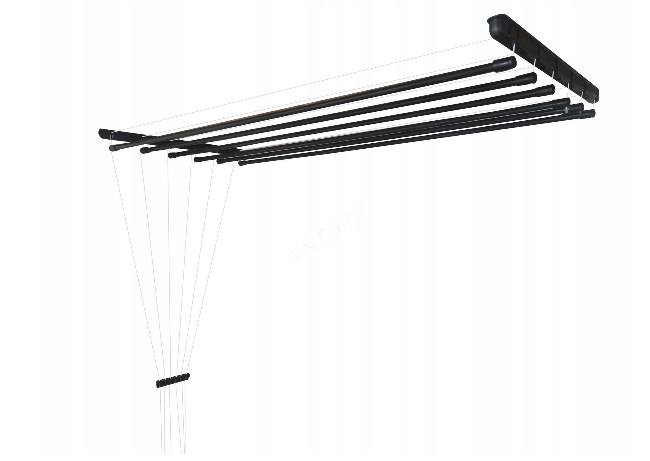 Stropní sušák na prádlo PROPER PRO 7 x 180 BLACK LINE
