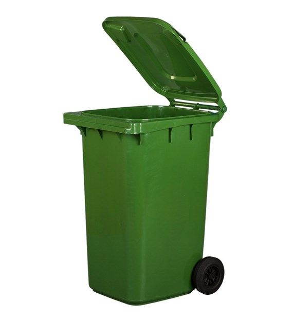 PROtechnik Plastová popelnice 240 L zelená