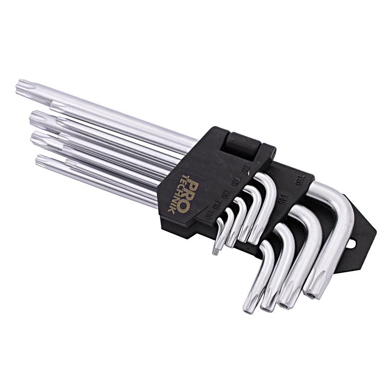 Klíče TORX prodloužené T10-T50 9d Cr.V PRO-TECHNIK