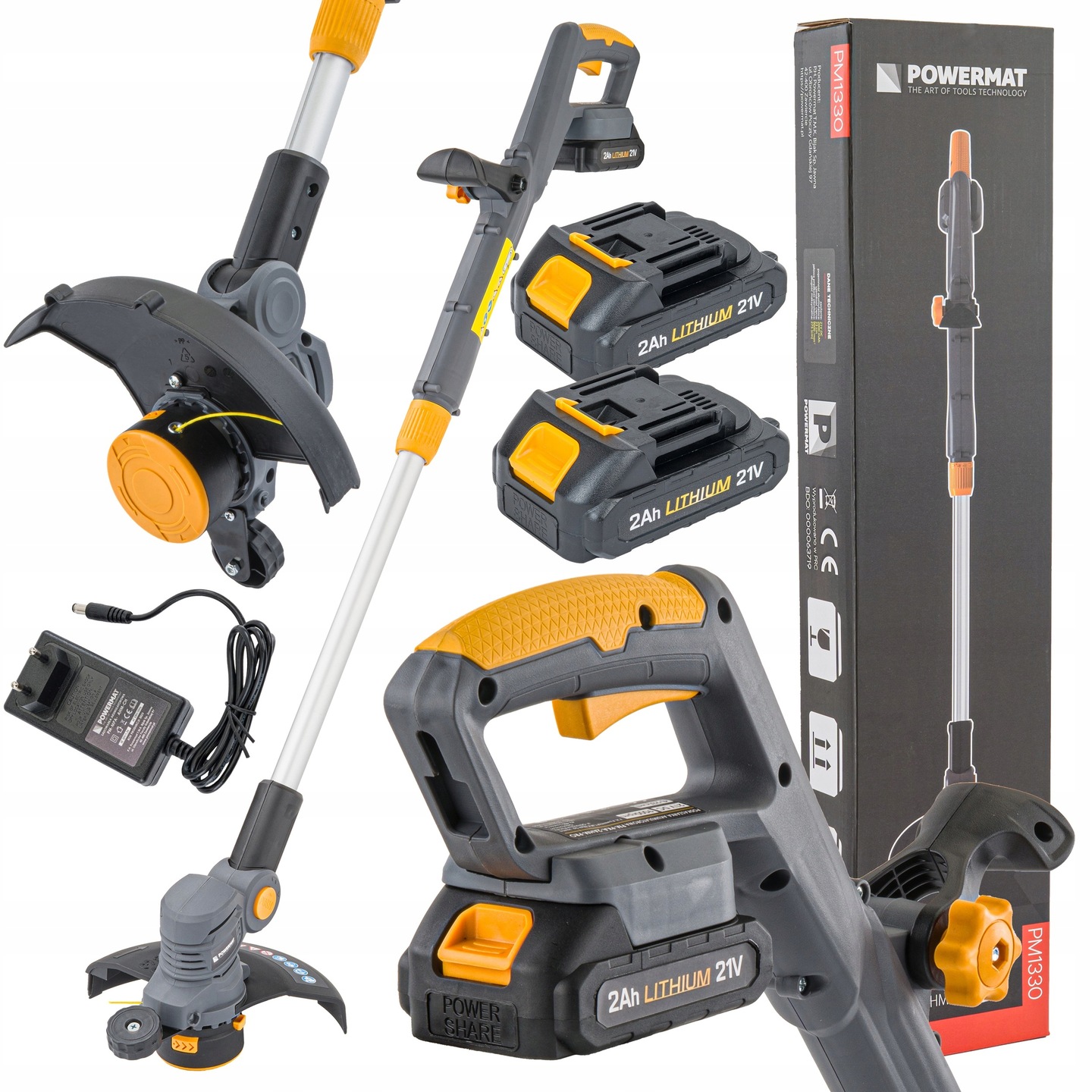 POWERMAT Vyžínač AKU 2x baterie 21V PM-PKA-2AHM-PRO