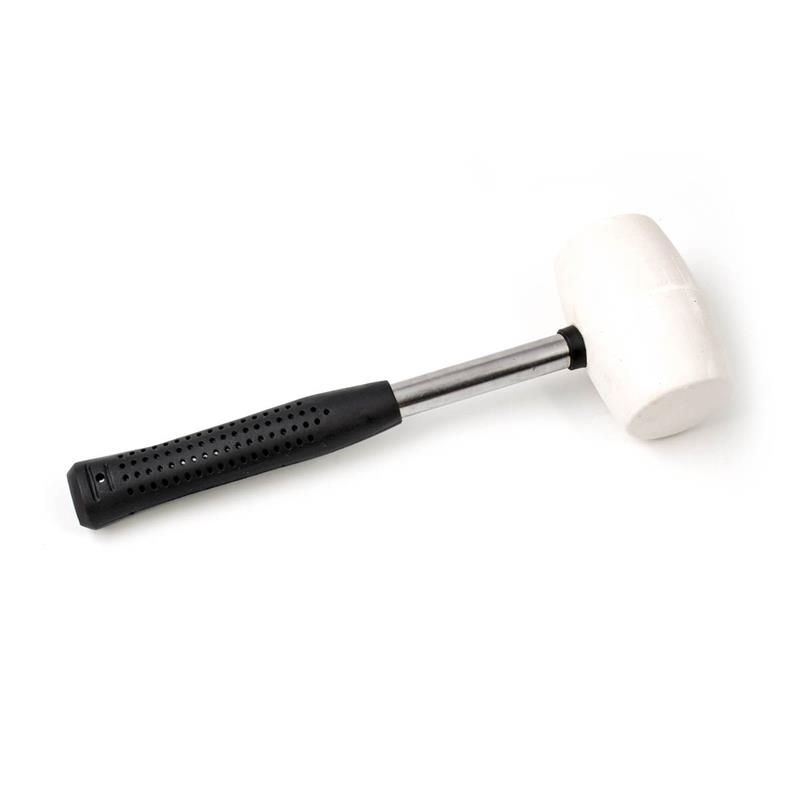 Kladivo pryžové 910g bílé kovová rukojeť XL-TOOLS