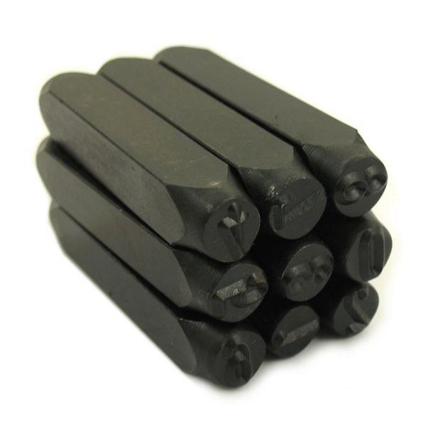 Razidla číslice 9ks 10mm