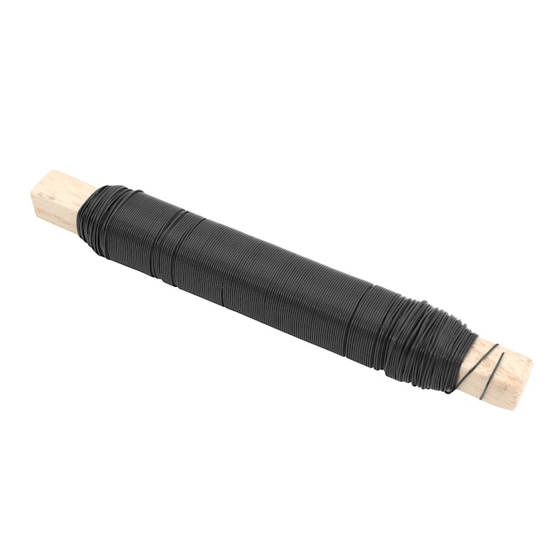 Vázací drát floristický 0,5 mm černý 65m