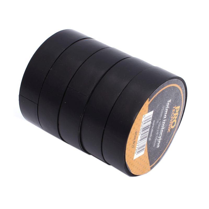 PROtechnik Izolační páska, 15mm x 0,13mm x 10m, černá