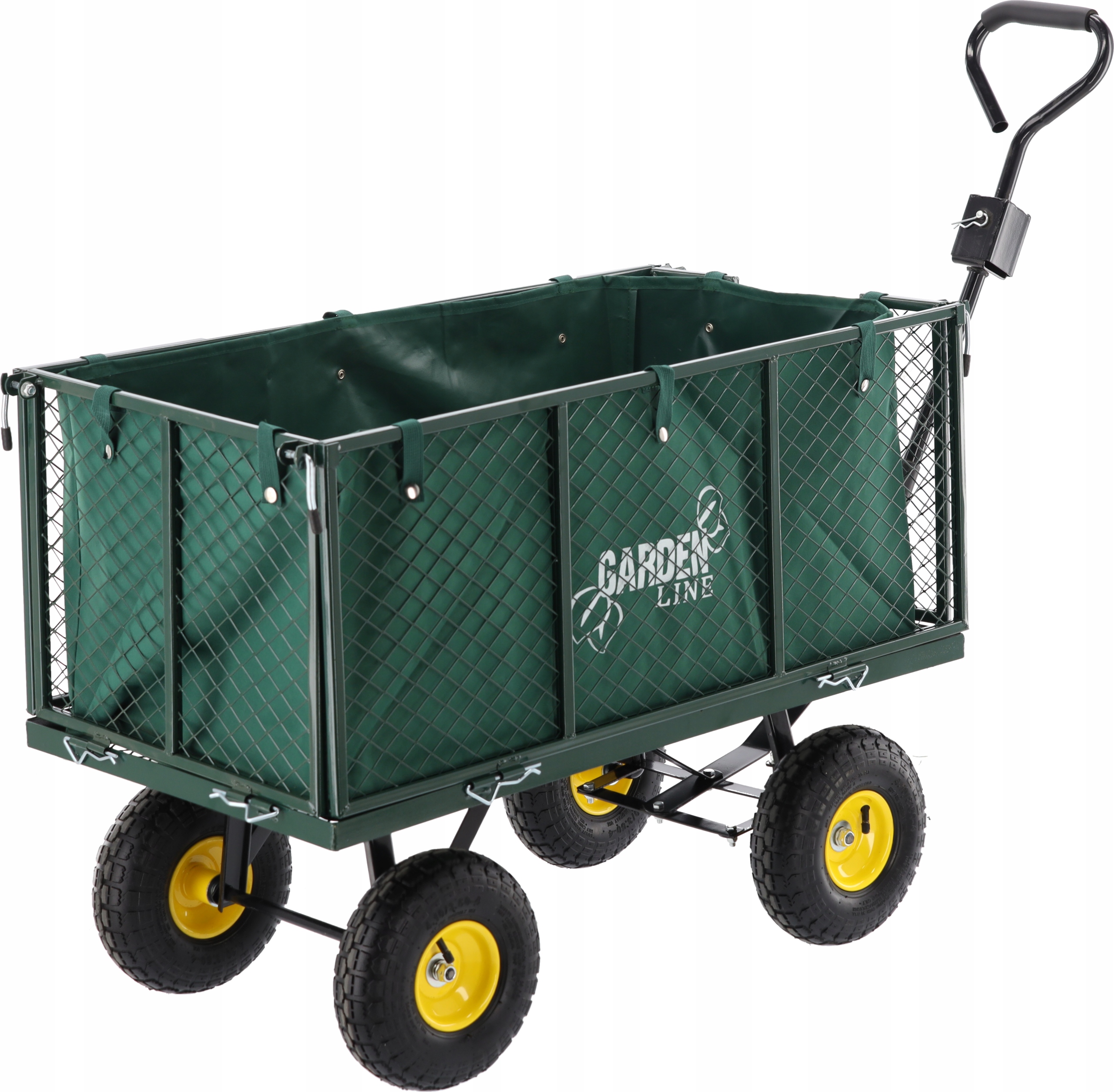 GardenLine Přepravní zahradní vozík 300kg zelený