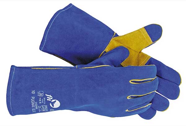 Pugnax BLUE rukavice celokožené svářečské BLUE
