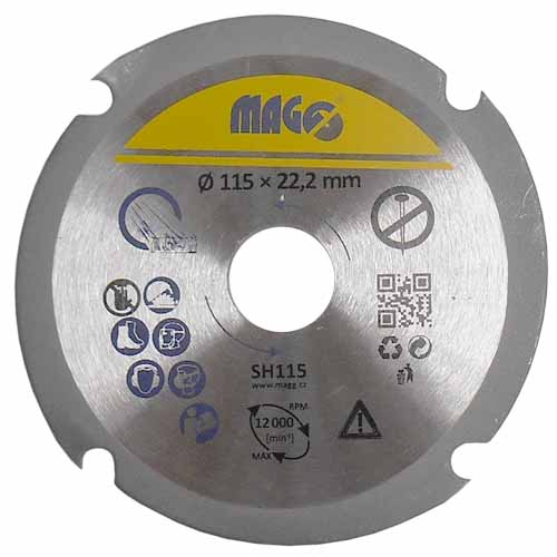 Řezný kotouč na dřevo 125mm