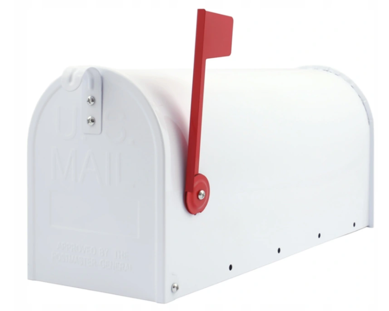 Poštovní schránka americká bílá