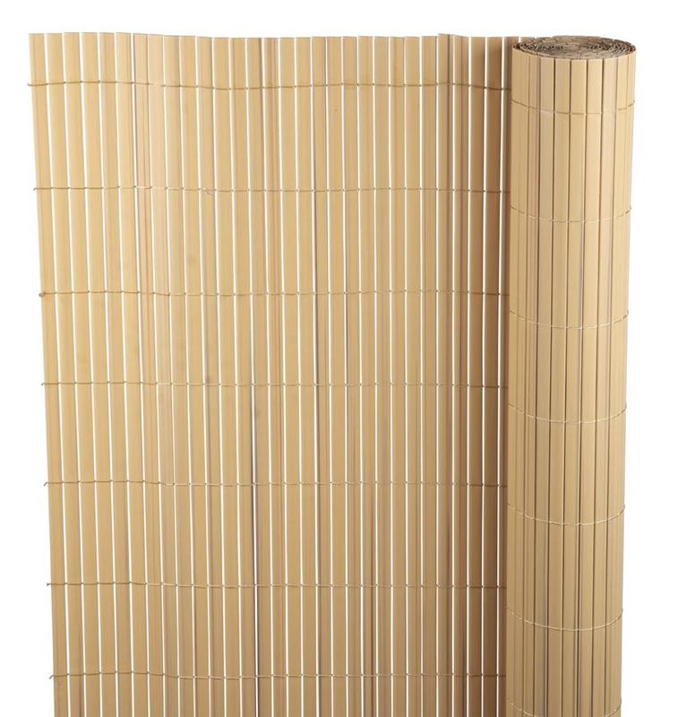 PROPER Stínící rohož na plot, balkon, 3x1m bambus UV 
