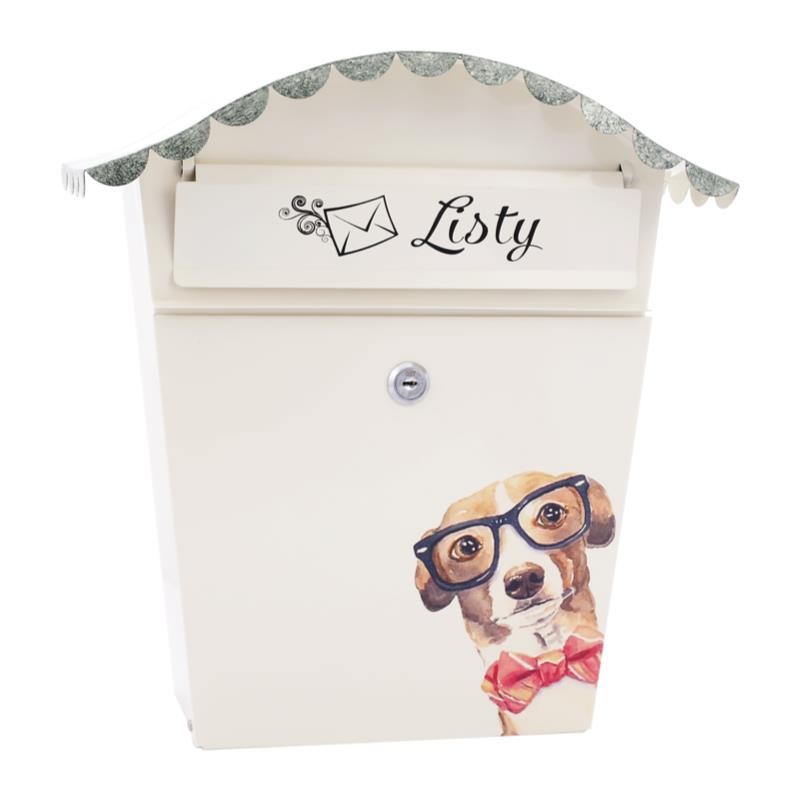 Proper Schránka poštovní ručně malovaná pes PRO3