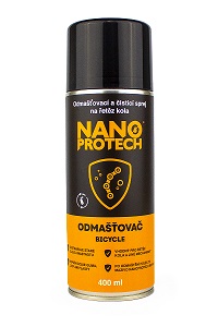 NANOPROTECH Odmašťovací a čistící sprej na řetěz jízdních kol 400 ml