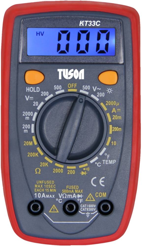 TUSON Multimetr digitální KT33C
