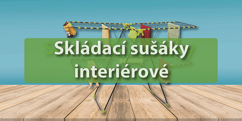 Skladací sušák interiér